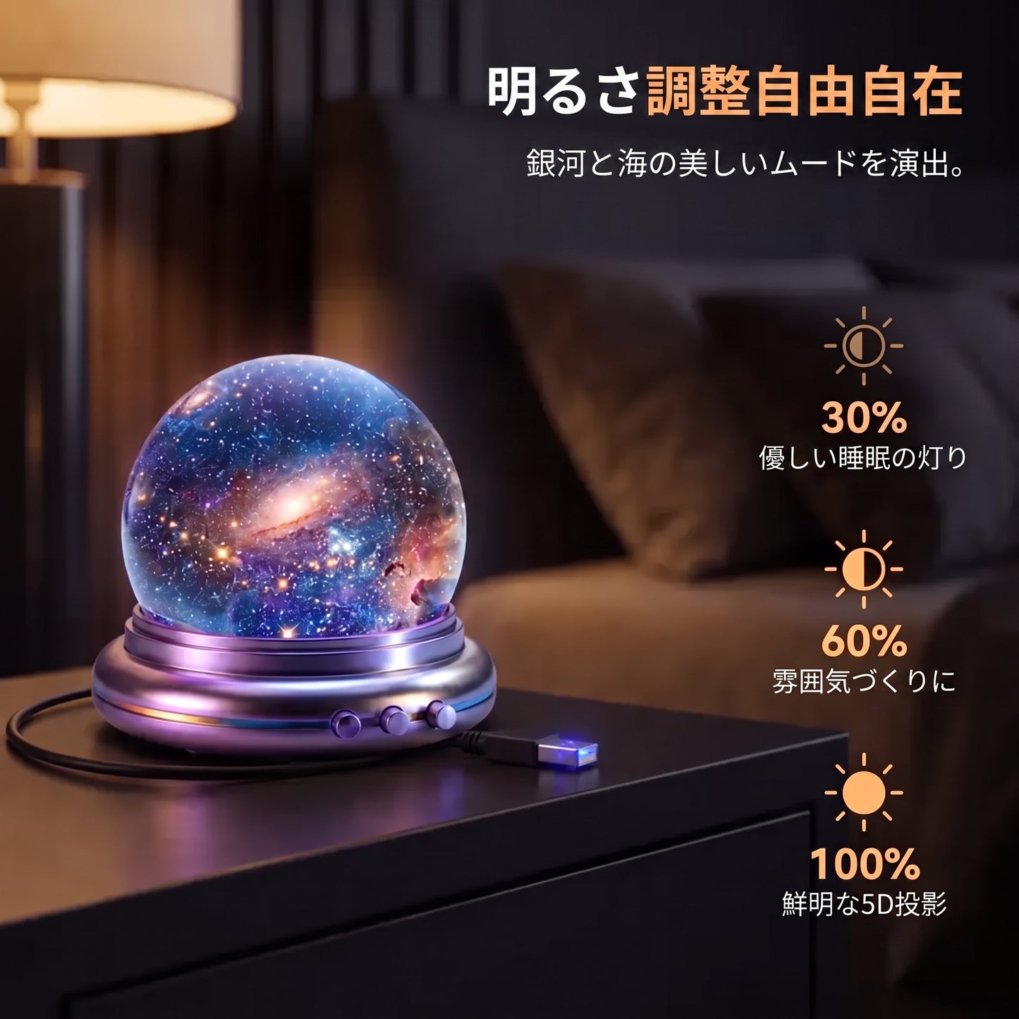 SCNDR® 🦕🦕5Dホログラフィック プロジェクター — 恐竜・星空・海の世界を再現!部屋が躍動する没入型ナイトライト