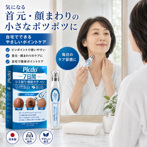 公式ショップ👩🏻‍🔬🌿𝐏i𝐜𝐝o® 7日間 シミ取り 傷跡ケア ペン(痛みゼロ、傷ゼロのローラーボール)💪