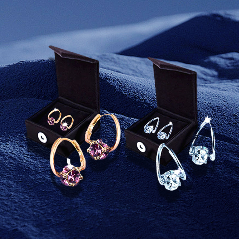 （最終日セール - 80%オフ)💍💍 𝐂𝐙𝐓𝐈𝐂𝐋𝐄® リンパ活性マグネシウム療法ゲルマニウムイヤリング