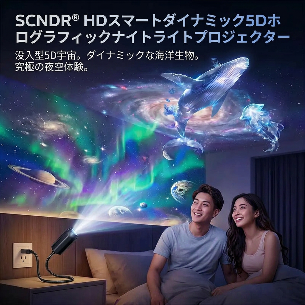 日本-第一版-SNCORM® 2-in-1 没入型プロジェクション＆パープル・アンビエント・プロテクション・モード